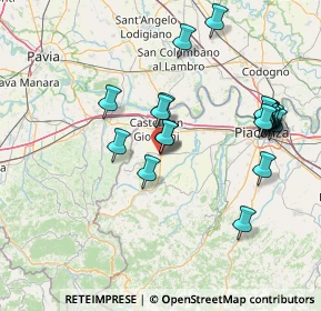 Mappa Via Ugo Foscolo, 29011 Borgonovo Val Tidone PC, Italia (15.424)