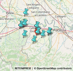 Mappa Via Ugo Foscolo, 29011 Borgonovo Val Tidone PC, Italia (9.37571)