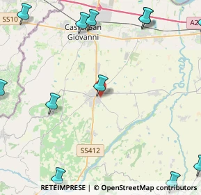 Mappa Via II Giugno, 29011 Borgonovo Val Tidone PC, Italia (6.85)