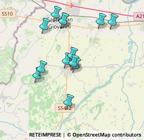 Mappa Via II Giugno, 29011 Borgonovo Val Tidone PC, Italia (3.49462)