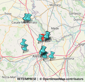 Mappa Strada per Solero, 15048 Valenza AL, Italia (10.91471)