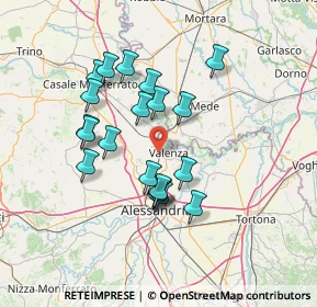 Mappa Strada per Solero, 15048 Valenza AL, Italia (12.4685)