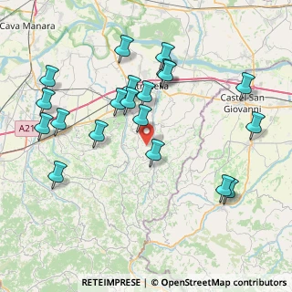 Mappa Frazione Casa Ozzola, 27040 Castana PV, Italia (8.642)