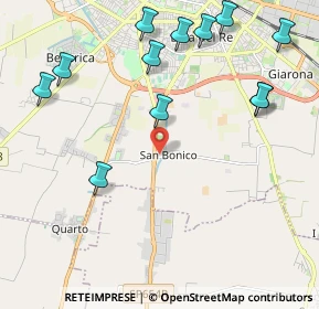 Mappa Via Salotti Sisto, 29122 San Bonico PC, Italia (2.56167)