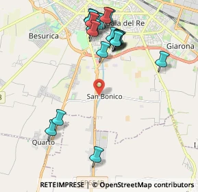 Mappa Via Salotti Sisto, 29122 San Bonico PC, Italia (2.2375)
