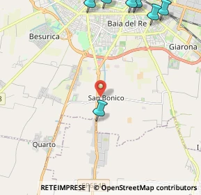 Mappa Via Salotti Sisto, 29122 San Bonico PC, Italia (3.44083)