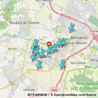 Mappa Via Lussemburgo, 10043 Orbassano TO, Italia (1.40833)