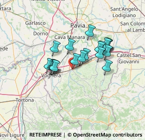 Mappa 27045 Casteggio PV, Italia (10.74)