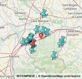 Mappa 27045 Casteggio PV, Italia (10.93167)