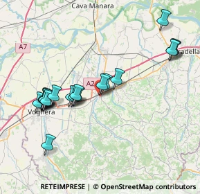 Mappa 27045 Casteggio PV, Italia (7.9315)