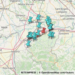 Mappa 27045 Casteggio PV, Italia (10.07)
