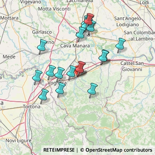 Mappa 27045 Casteggio PV, Italia (14.7305)