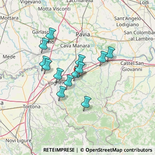Mappa 27045 Casteggio PV, Italia (11.44385)
