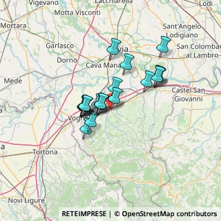 Mappa 27045 Casteggio PV, Italia (9.9835)
