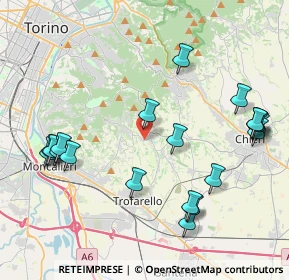 Mappa Strada Revigliasco, 10020 Pecetto Torinese TO, Italia (4.759)