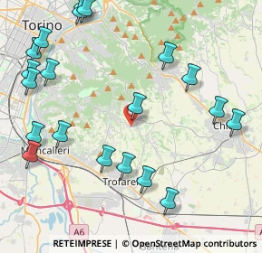 Mappa Strada Revigliasco, 10020 Pecetto Torinese TO, Italia (5.3225)
