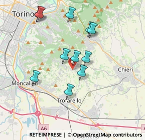 Mappa Strada Revigliasco, 10020 Pecetto Torinese TO, Italia (3.45273)