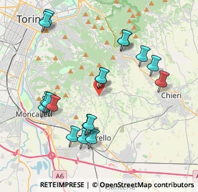 Mappa Strada Revigliasco, 10020 Pecetto Torinese TO, Italia (4.07222)