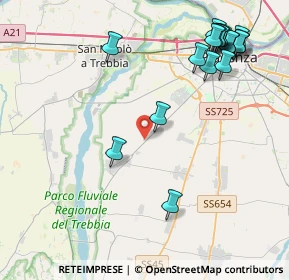 Mappa Strada del Picchetto, 29122 Piacenza PC (5.15944)