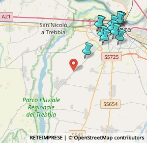 Mappa Strada del Picchetto, 29122 Piacenza PC (5.13083)