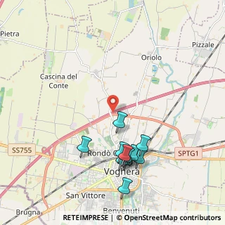 Mappa Autostrada dei Vini, 27058 Voghera PV, Italia (2.16636)