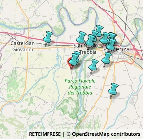 Mappa Via Guerralunga, 29010 Gragnano Trebbiense PC, Italia (6.61188)