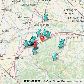 Mappa Via Cerreto Superiore, 27045 Casteggio PV, Italia (10.69667)