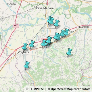 Mappa Via Cerreto Superiore, 27045 Casteggio PV, Italia (5.61467)