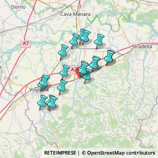 Mappa Via IV Novembre, 27045 Casteggio PV, Italia (6.02263)