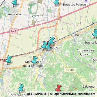 Mappa Via IV Novembre, 27045 Casteggio PV, Italia (3.01727)
