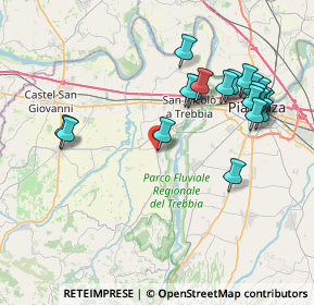 Mappa Via Roma, 29010 Gragnano Trebbiense PC, Italia (8.4445)