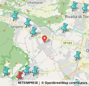 Mappa Via Carignano, 10090 Bruino TO, Italia (3.684)