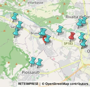 Mappa Via Volvera, 10090 Bruino TO, Italia (2.282)