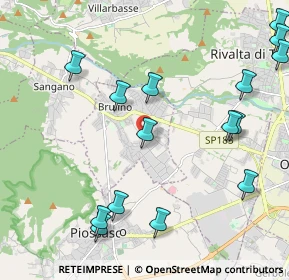 Mappa Via Carignano, 10090 Bruino TO, Italia (2.60067)