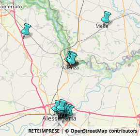 Mappa Via Vittorio Alfieri, 15048 Valenza AL, Italia (9.3115)