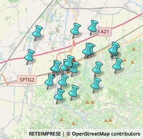 Mappa Via Dabusti, 27045 Casteggio PV, Italia (3.0875)