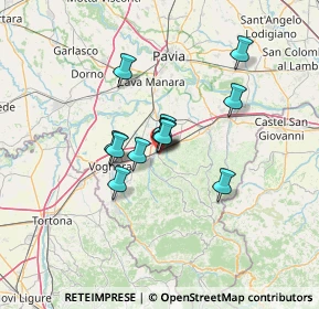 Mappa Via Dabusti, 27045 Casteggio PV, Italia (9.05833)