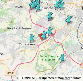 Mappa Strada Comunale di None, 10092 Beinasco TO, Italia (4.81867)