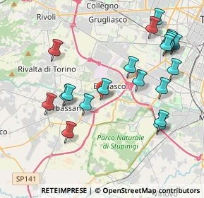 Mappa Strada Comunale di None, 10092 Beinasco TO, Italia (4.4535)