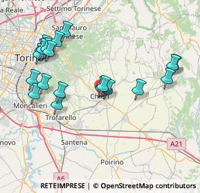 Mappa Vicolo Madonnetta, 10023 Chieri TO, Italia (8.515)