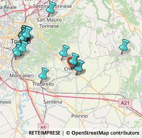 Mappa Vicolo Madonnetta, 10023 Chieri TO, Italia (9.218)