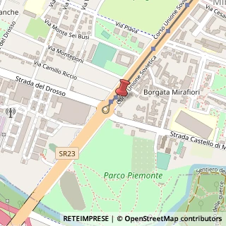 Mappa Corso Unione Sovietica,  605, 10135 Torino, Torino (Piemonte)