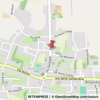 Mappa Via Garibaldi,  71, 43100 Gussola, Cremona (Lombardia)
