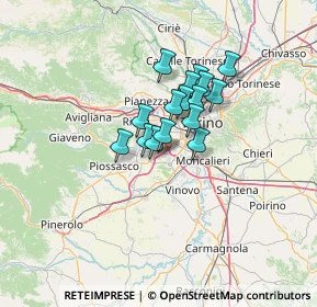 Mappa Via Giosuè Carducci, 10092 Beinasco TO, Italia (8.47813)
