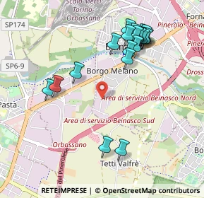 Mappa Via Giosuè Carducci, 10092 Beinasco TO, Italia (1.0645)
