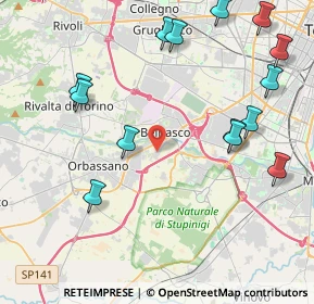 Mappa Via Giosuè Carducci, 10092 Beinasco TO, Italia (5.05143)