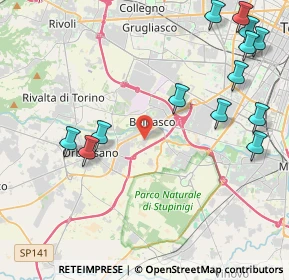 Mappa Via Giosuè Carducci, 10092 Beinasco TO, Italia (5.36462)