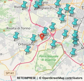 Mappa Via Giosuè Carducci, 10092 Beinasco TO, Italia (4.992)