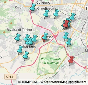 Mappa Via Giosuè Carducci, 10092 Beinasco TO, Italia (4.109)