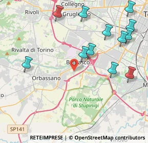 Mappa Via Giosuè Carducci, 10092 Beinasco TO, Italia (5.01833)